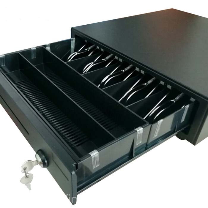 Ngăn kéo đựng tiền Antech C410 - tôn dày, nặng 8.5kg