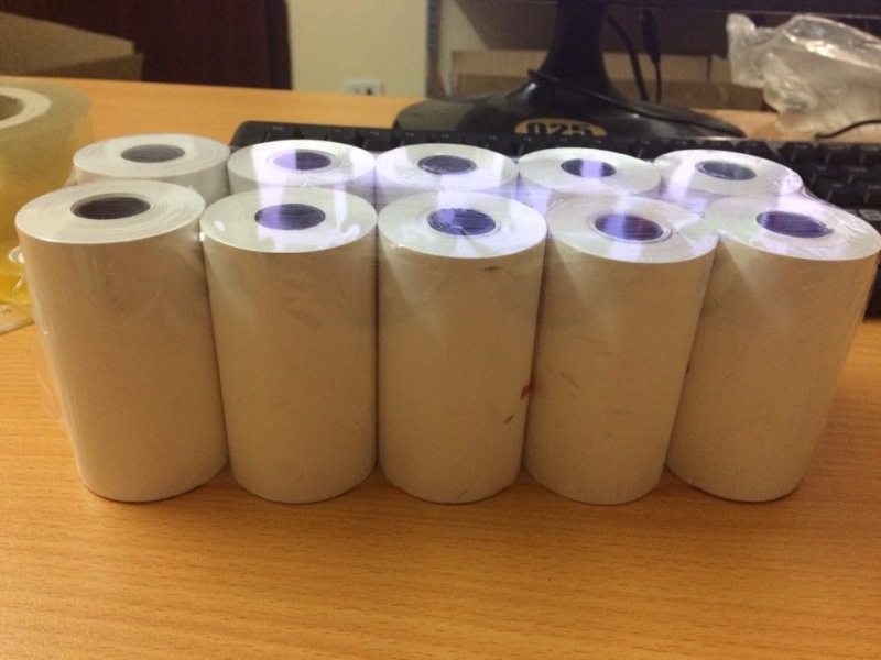 Giấy in cảm nhiệt SAKURA k80 (co màng)