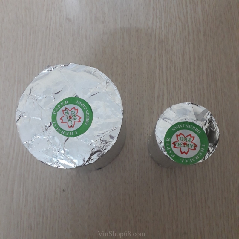 Giấy in hóa đơn nhiệt bọc bạch Skura k80 phi 80 cuộn càng to thì càng rẻ.