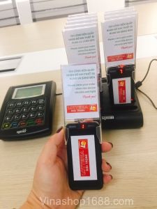 BỘ 8 THẺ RUNG GP1016 TỰ PHỤC VỤ NHÀ HÀNG VÀ TRÀ SỮA KÈM 8 THẺ ( HỖ TRỢ THIẾT KẾ LOGO)